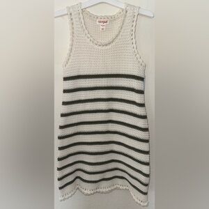 Girls Cat & Jack Sleeveless Striped Knit Sweater Dress